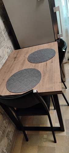 Стол Форли бетон / черный матовый фото покупателя 53