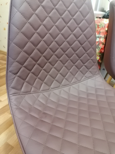 Стул на металлокаркасе Capri dark beige / white фото покупателя 95