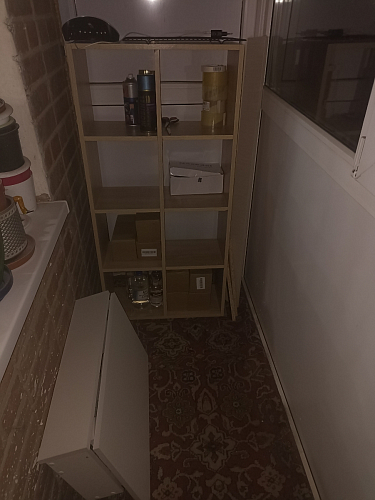 Откидной стол навесной СО1 дуб сонома / белый фото покупателя 14