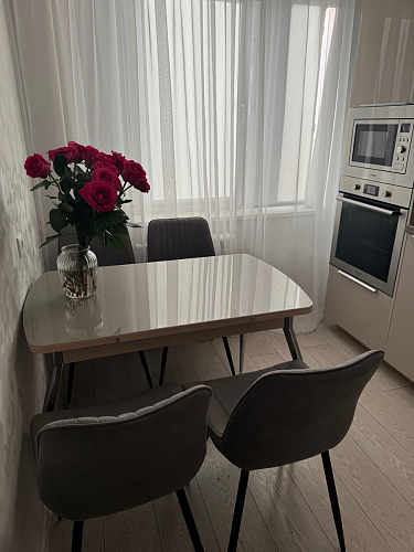 Стул на металлокаркасе Седа К кирпичный / черный фото покупателя 349