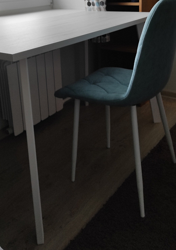 Стол Тринити Лофт 120 32 мм дуб галифакс табако / черный матовый фото покупателя 903