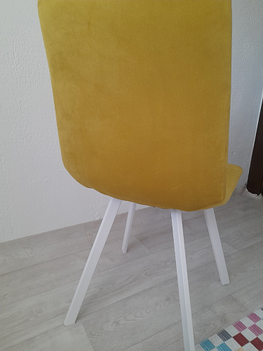 Стул на металлокаркасе Чилли бежевый / белый каркас фото покупателя 1094