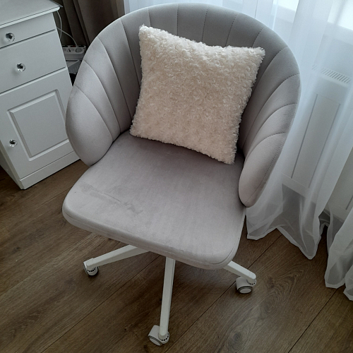 Компьютерное кресло Пард confetti silver серый / черный фото покупателя 27