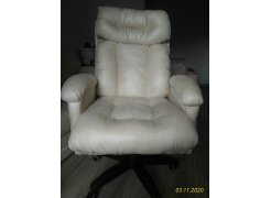 Компьютерное кресло Олимп ткань RICHIE белое фото покупателя 1