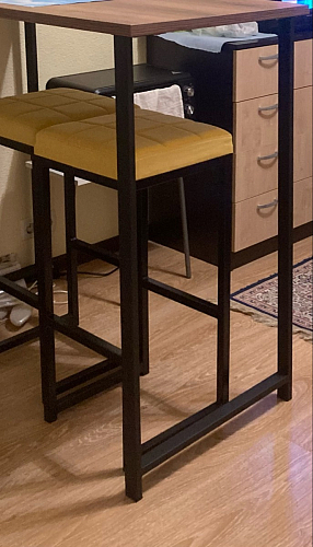 Барная стойка Дилан Лофт 120х50х90 бетон фото покупателя 32