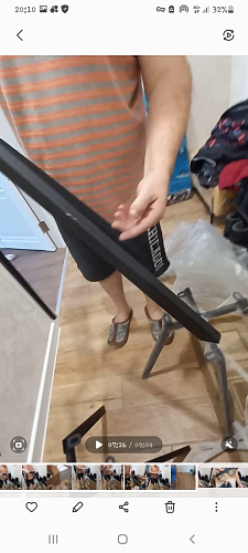 Стул на металлокаркасе Чилли К светло-серый велюр / черный каркас фото покупателя 1215