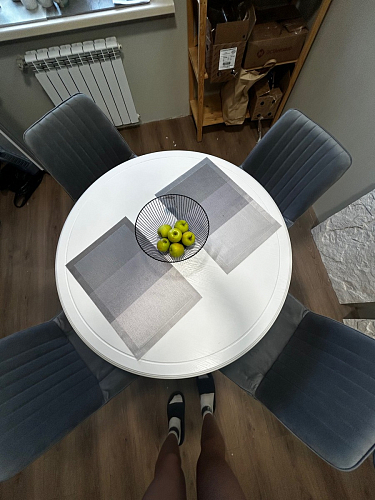 Стул на металлокаркасе Седа К кирпичный / черный фото покупателя 232