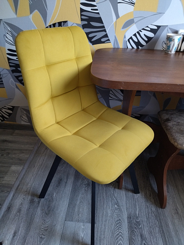 Комплект стульев Чилли 2 шт бежевый / черный фото покупателя 474