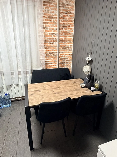 Стол Центавр бетон / графит фото покупателя 19