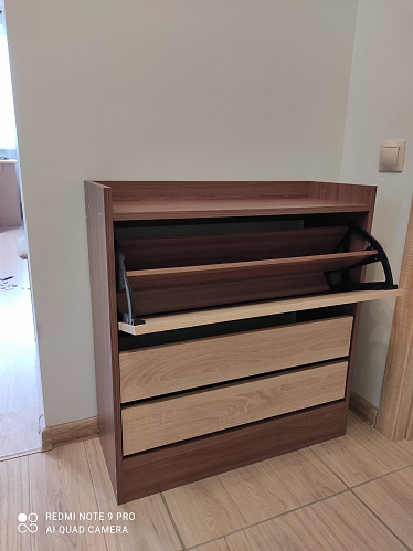 Обувница Ямайка 1 венге / дуб молочный фото покупателя 5