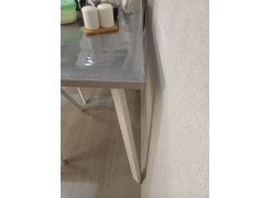 Стол Тринити Лофт 120 32 мм бетон / черный матовый фото покупателя 651