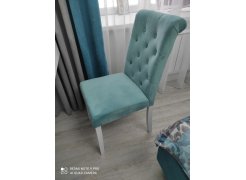 Стул Amelia white / fabric tiffany фото покупателя 3