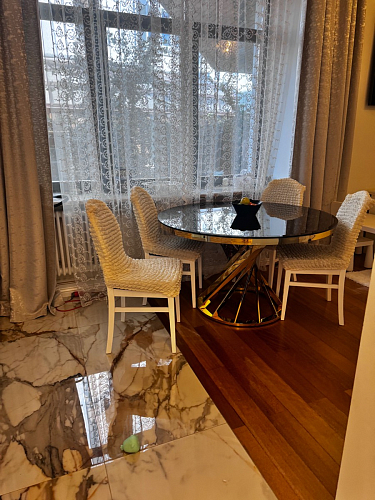 Стол Twist gold / black фото покупателя 6