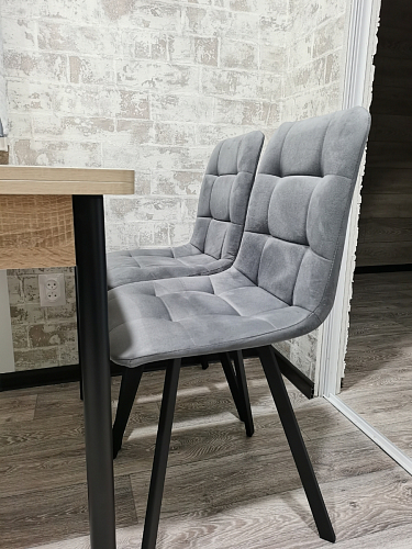 Стул на металлокаркасе Чилли горчичный / черный фото покупателя 1016