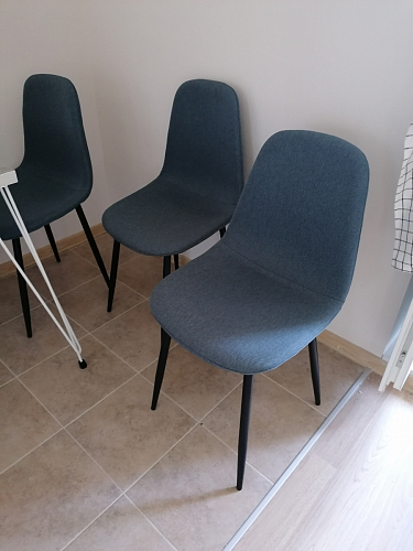 Стул на металлокаркасе Lilu 05 gray / white фото покупателя 91