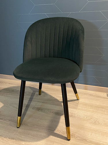 Стул на металлокаркасе Gabi 1 light purple / black / gold фото покупателя 173