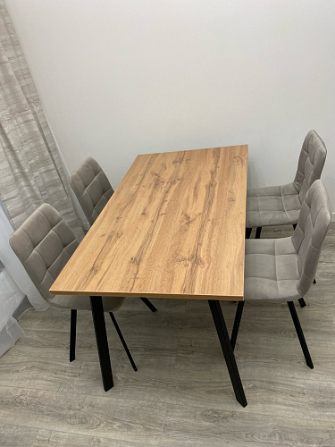 Комплект стульев Чилли 4 шт темно-серый / черный фото покупателя 218