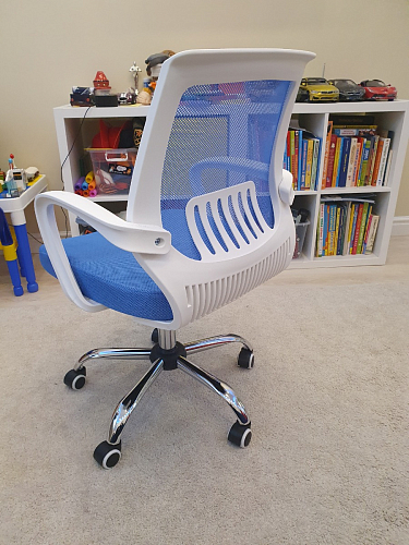 Компьютерное кресло Ergoplus белое / розовое фото покупателя 28