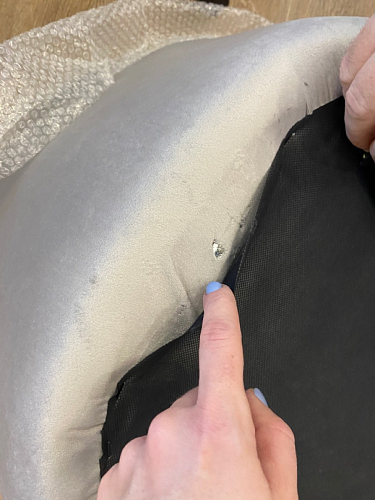 Стул на металлокаркасе Dodo blue фото покупателя 79