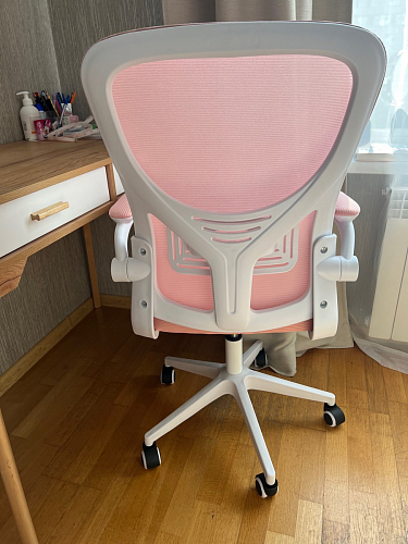 Компьютерное кресло Konfi dark gray / pink / white фото покупателя 76