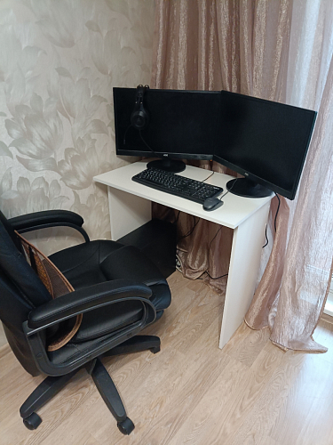 Стол письменный Kiwi дуб молочный  - Уцененный экземпляр фото покупателя 40