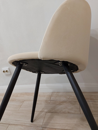 Стул на металлокаркасе Gabi green / black / silver фото покупателя 266