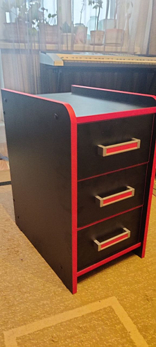 Тумба Ханна черная / красная - Уцененный экземпляр фото покупателя 115