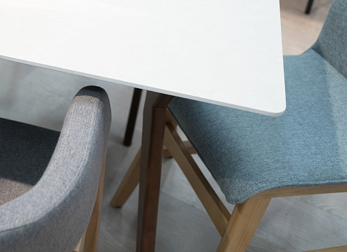 Деревянный стол Нарвик белый из шоурума 1