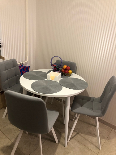 Стул на металлокаркасе Челси К бирюзовый / черный фото покупателя 120