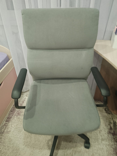 Компьютерное кресло Benefit/Бенефит флок серый 29 фото покупателя 60