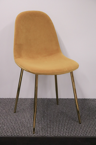 Стул на металлокаркасе Lilu темно-бежевый / белый из шоурума 1