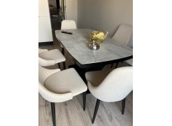 Стул на металлокаркасе Kora gray / black фото покупателя 470