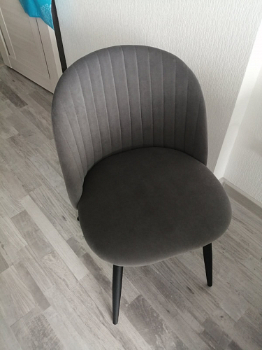 Стул на металлокаркасе Gabi green / black / silver фото покупателя 320