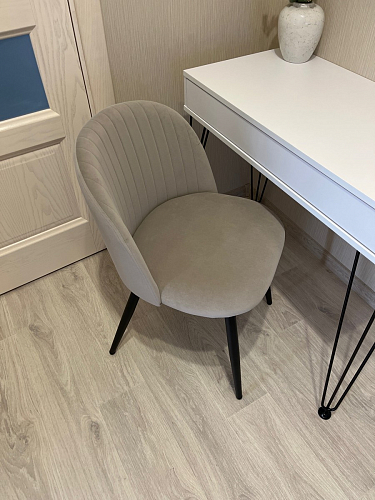 Стул на металлокаркасе Gabi latte / gold / black фото покупателя 319