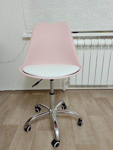 Компьютерное кресло Kolin с подушкой clear / white фото покупателя 23