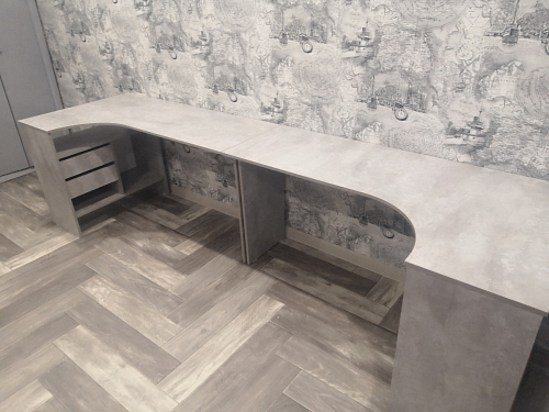 Письменный стол СПм-25 левый дуб сонома фото покупателя 50