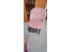 Стул на металлокаркасе Gabi 1 бежевый / черный с серебряными наконечниками фото покупателя 435