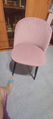 Стул на металлокаркасе Gabi gray / black фото покупателя 435