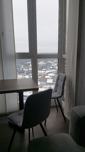 Стул на металлокаркасе Чилли синий / белый фото покупателя 1140