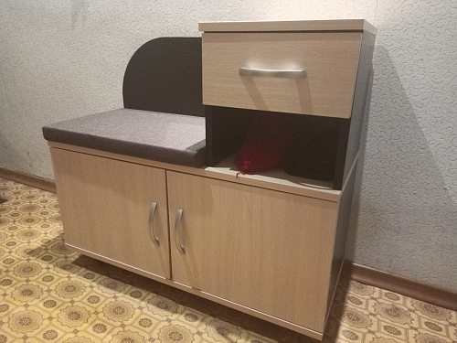 Обувница Аврора дуб млечный / венге фото покупателя 95