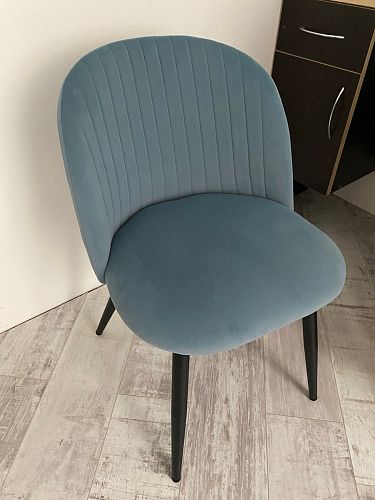 Стул на металлокаркасе Gabi 1 light purple / black фото покупателя 33