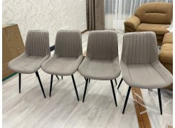 Стул на металлокаркасе Седа К крутящийся светло-серый  / белый фото покупателя 56