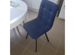 Стул на металлокаркасе Чилли светло-серый / черный фото покупателя 390