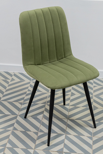 Стул на металлокаркасе Дани бежевый / белый из шоурума 1