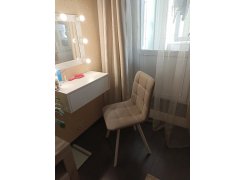 Стул на металлокаркасе Чилли синяя ткань / белый фото покупателя 85