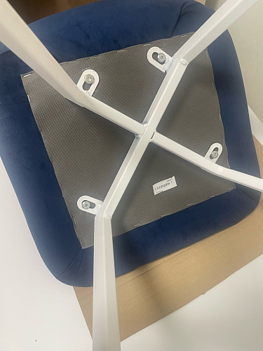 Стул на металлокаркасе Чилли К кирпичный / черный фото покупателя 104