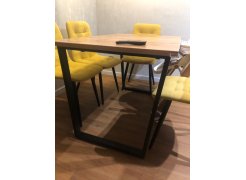 Стол Лота Лофт 120 25 мм сабия / черный матовый фото покупателя 64