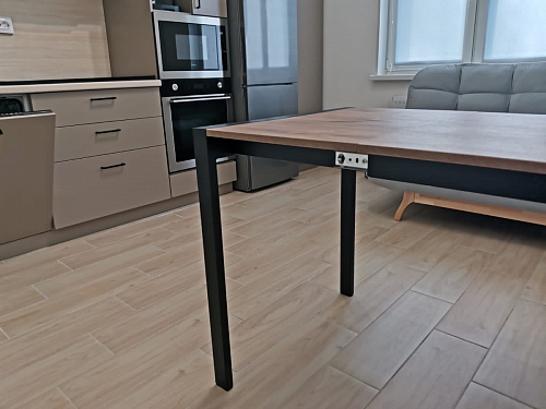 Стол Центавр бетон / графит фото покупателя 20