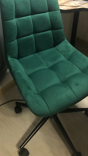 Компьютерное кресло Честер темно-серый / золото  - Уцененный экземпляр фото покупателя 17