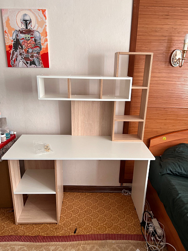 Письменный стол Эфес венге / дуб белфорд фото покупателя 4